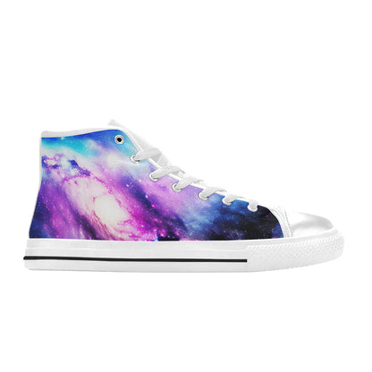 WOMEN'S Cc Galaxy Art 3 High Top Canvas Dreamcore Custom Shoes