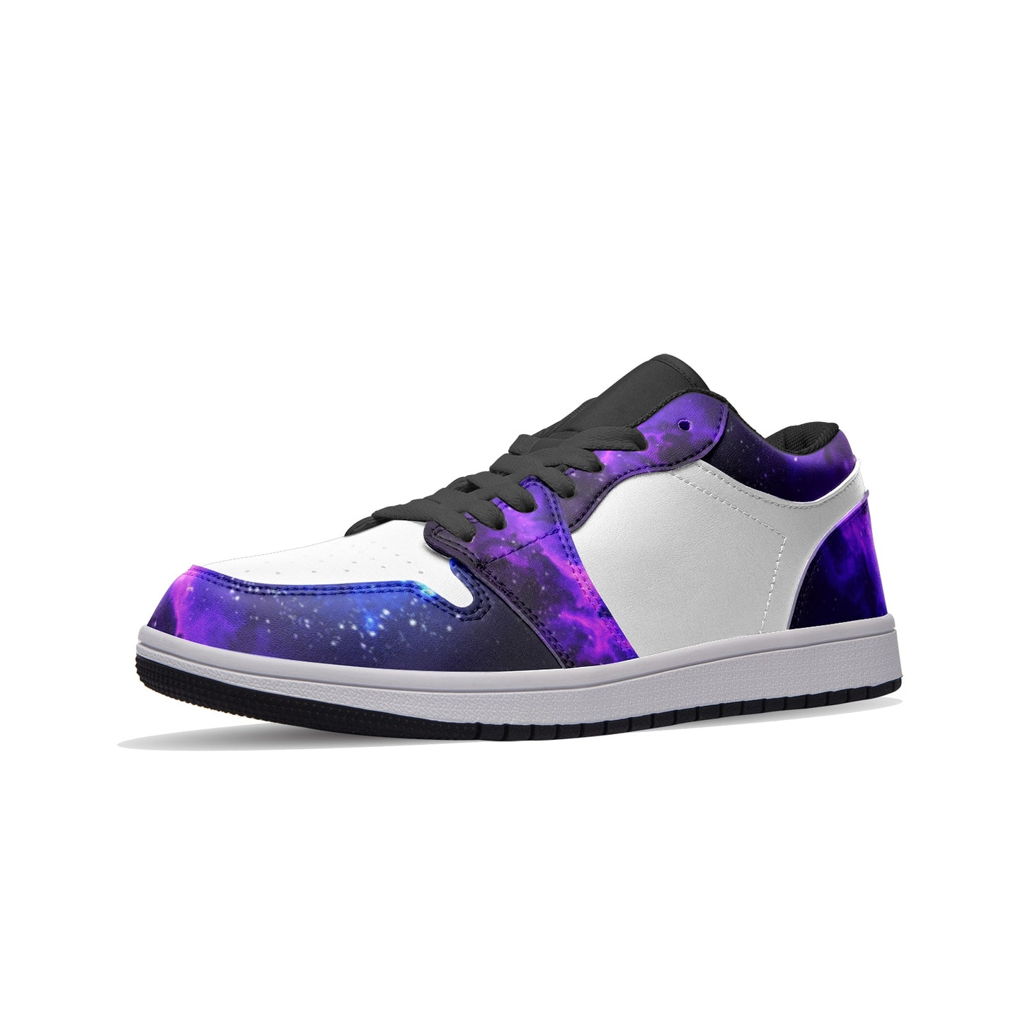 Nebula Galaxy Signature Custom Sneakers | Freaky Shoes® Unisex Low Top Sneakers