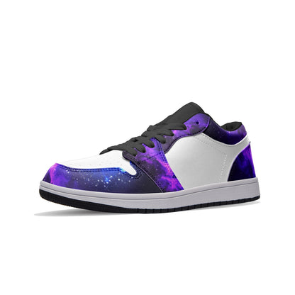 Nebula Galaxy Signature Custom Sneakers | Freaky Shoes® Unisex Low Top Sneakers
