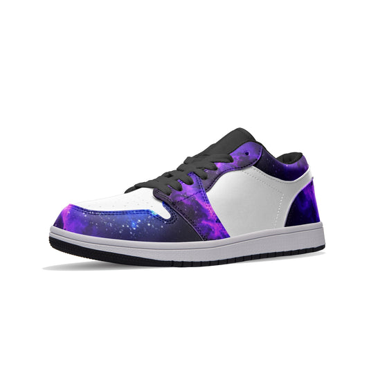 Nebula Galaxy Signature Custom Sneakers | Freaky Shoes® Unisex Low Top Sneakers