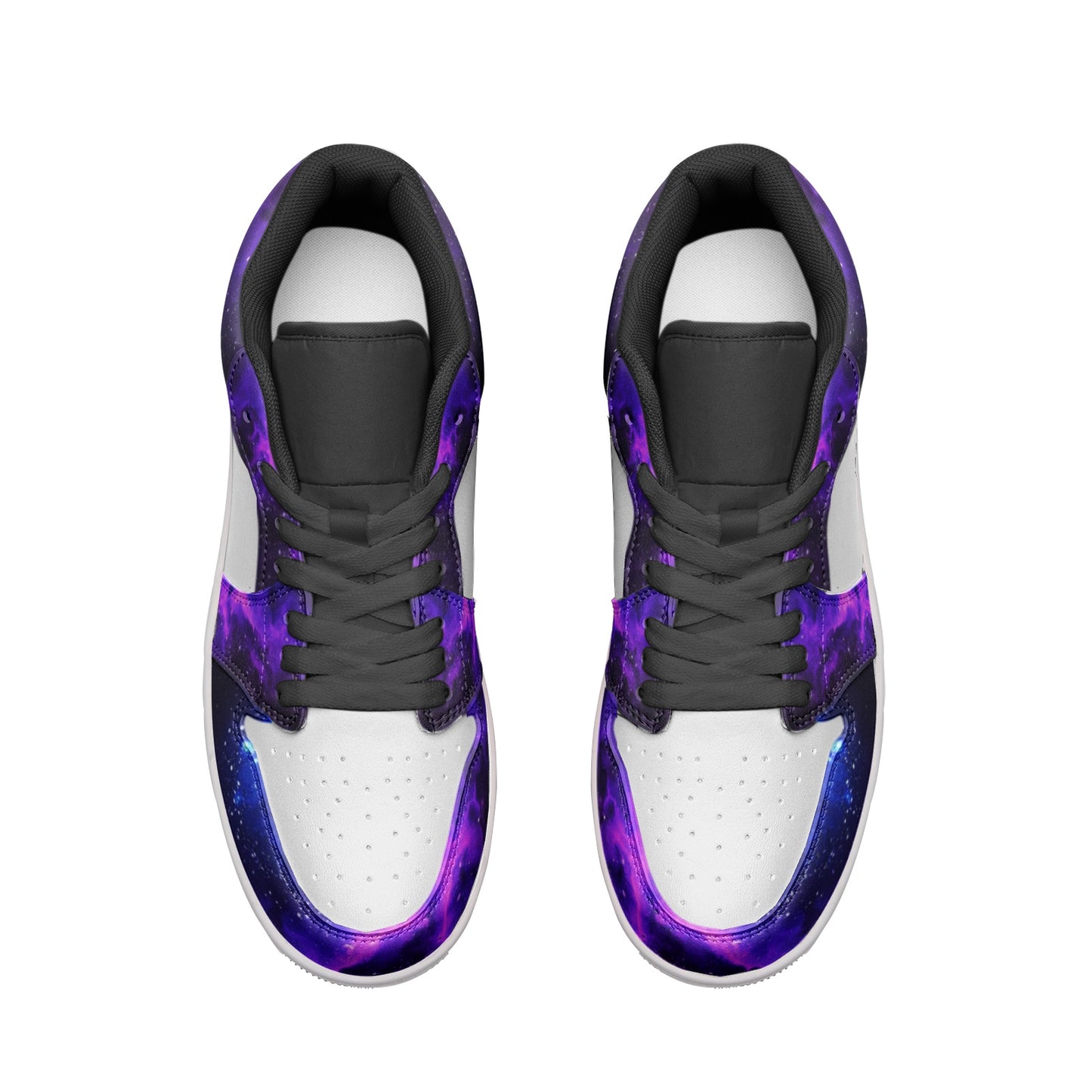 Nebula Galaxy Signature Custom Sneakers | Freaky Shoes® Unisex Low Top Sneakers
