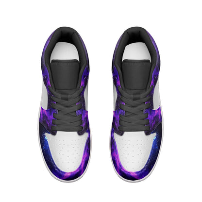 Nebula Galaxy Signature Custom Sneakers | Freaky Shoes® Unisex Low Top Sneakers