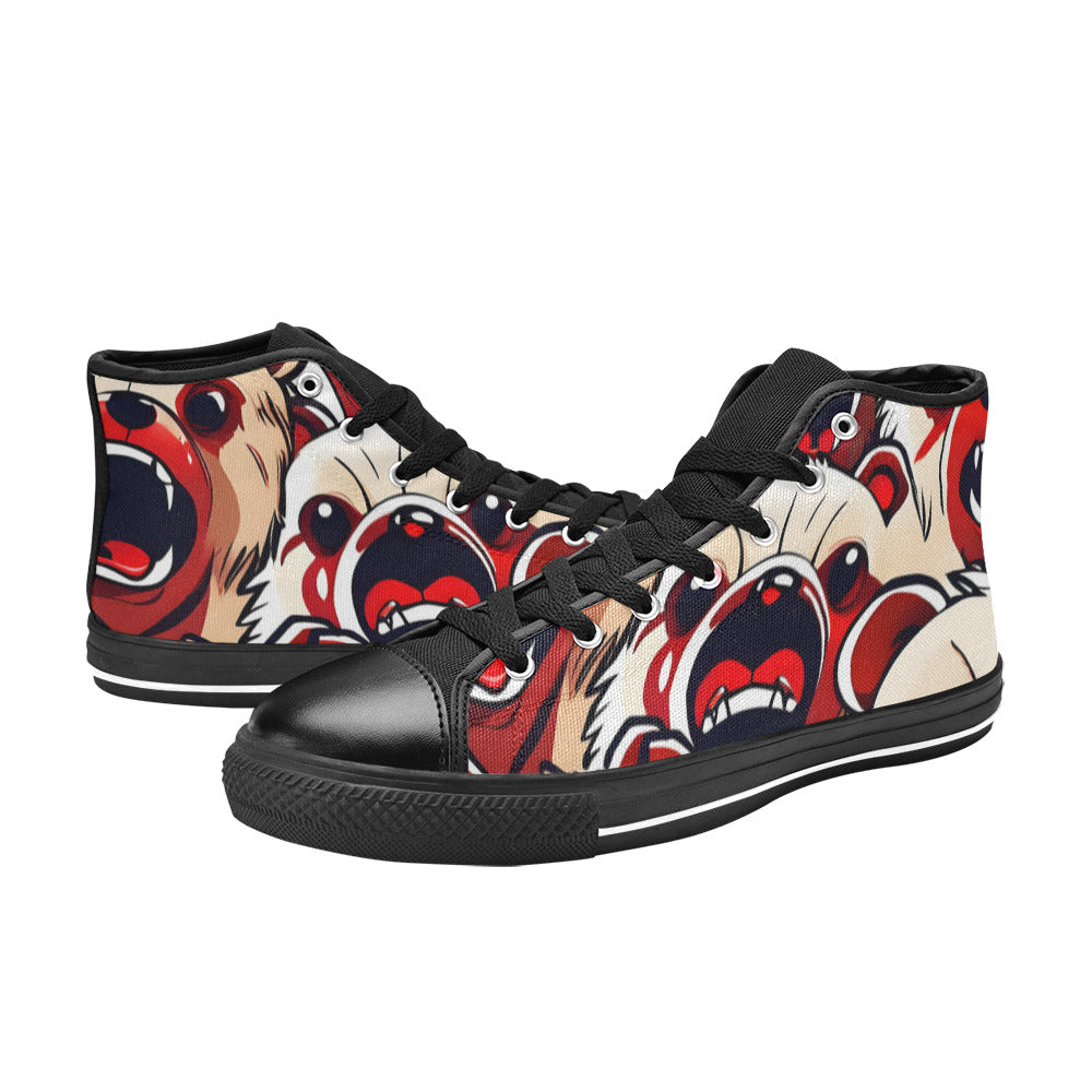WOMEN'S Bears 2 High Top Canvas Dreamcore Custom Shoes