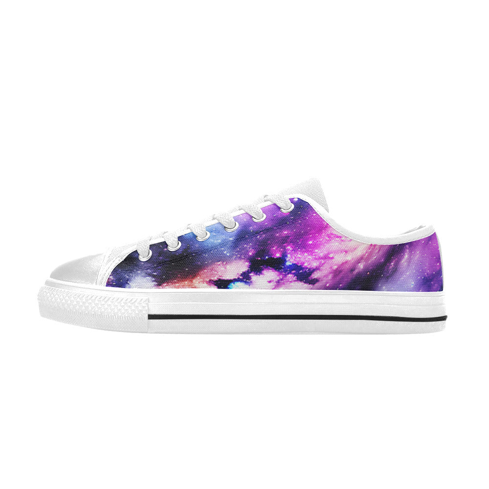 WOMEN'S Cc Galaxy Art 3 Canvas Grunge Custom Sneakers