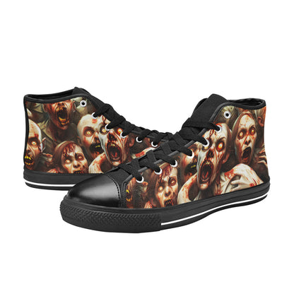 WOMEN'S Monsters 2 High Top Canvas Y2K Custom Sneakers