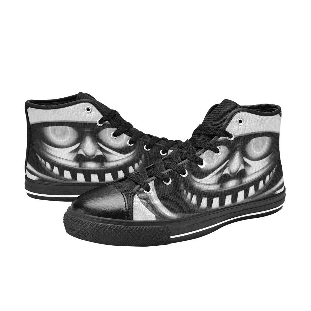 WOMEN'S Cc Space Dude Grey High Top Canvas Surreal Shoes