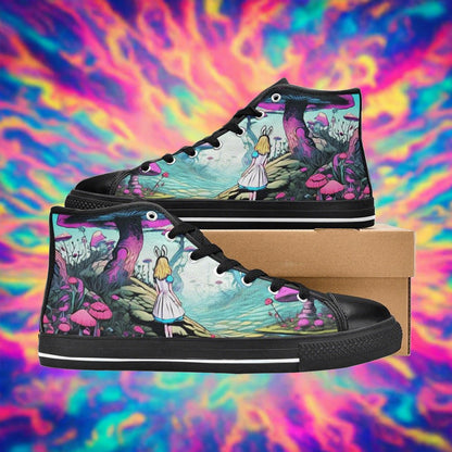 Phoenix Green Emerald Custom Bold Art - Freaky Shoes