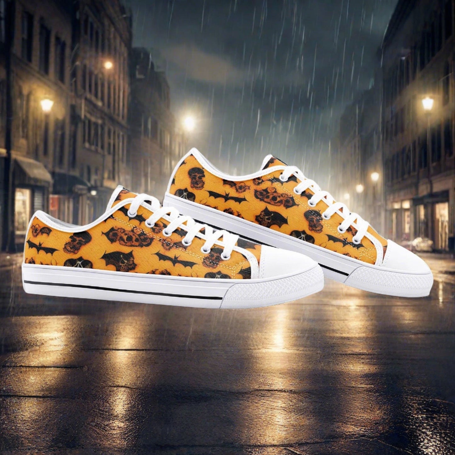 Peacock Earthy Brown Wearable Bold Art - Freaky Shoes | Custom Art Sneakers