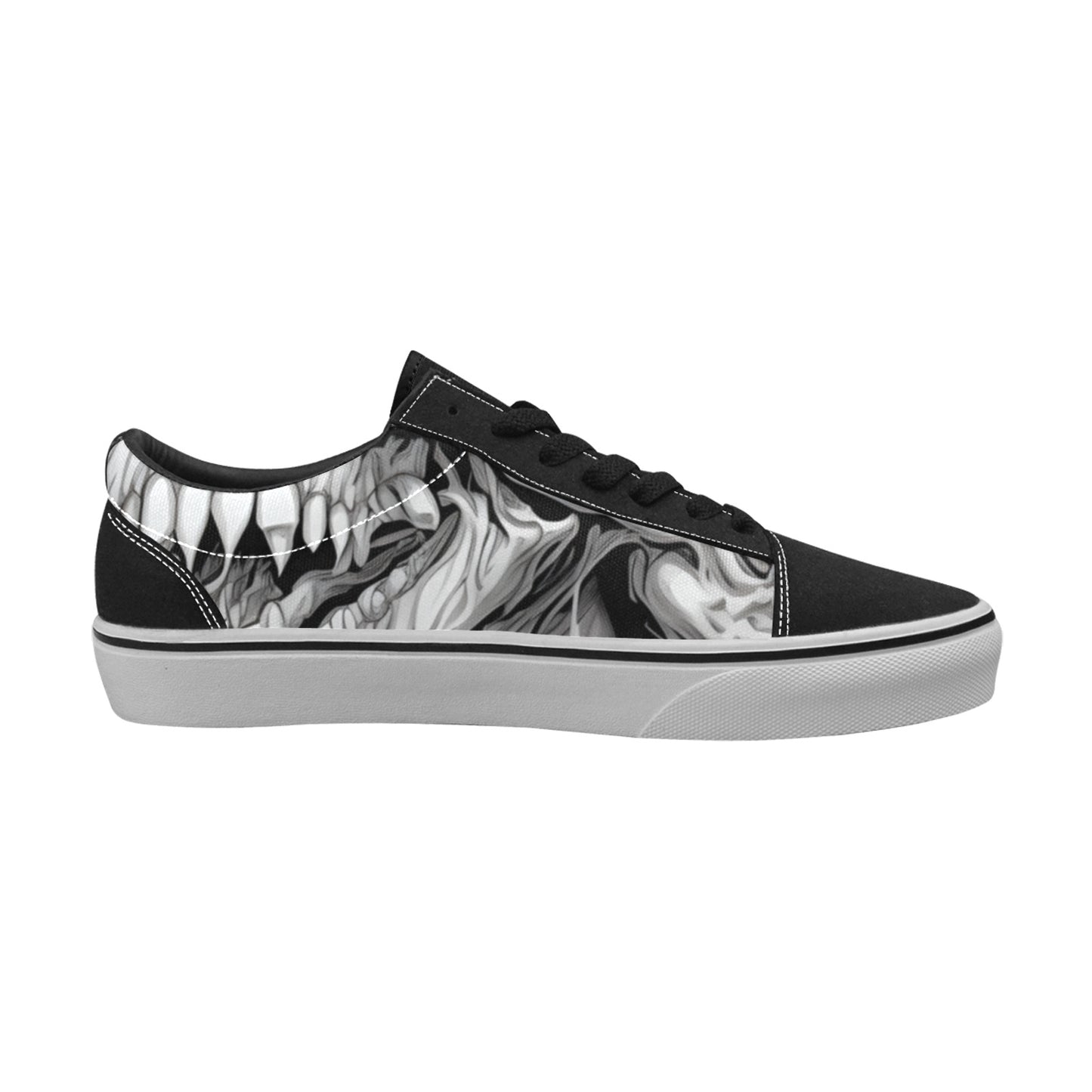 WOMEN'S Horror Comic Book Art Low Top Skateboarding Vivid Custom Sneakers