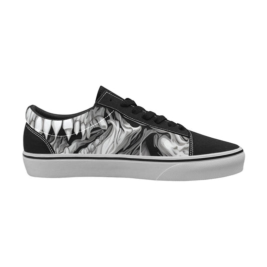 MEN'S Horror Comic Book Art Low Top Skateboarding Dreamcore Custom Shoes