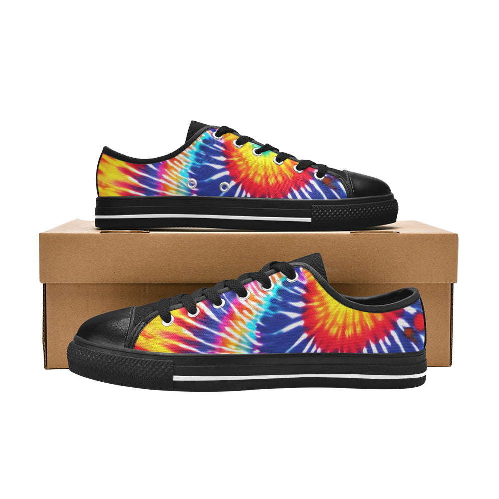 MEN'S Tie Dye Splash Canvas Grunge Shoes