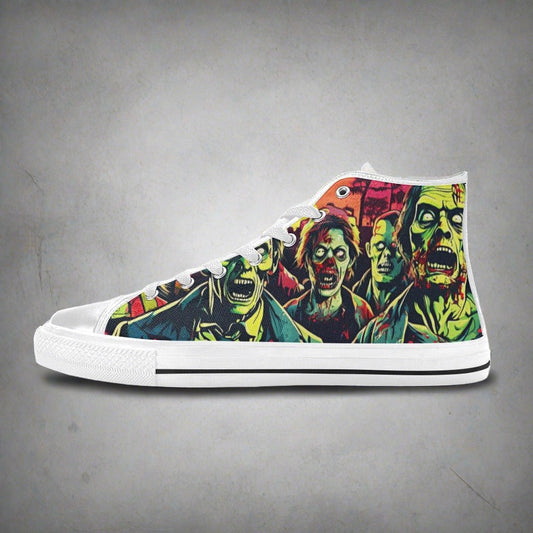 Egyptian Amber Gold Custom WOMEN Bold Art - Freaky Shoes | Custom Art Sneakers