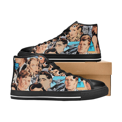 MEN'S Cc Retro Faces 3 High Top Canvas Vivid Sneakers