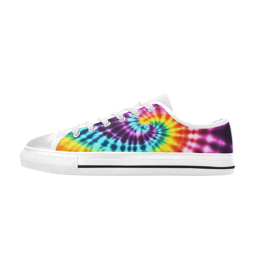 MEN'S Cc Tie Dye Art Canvas Vivid Shoes