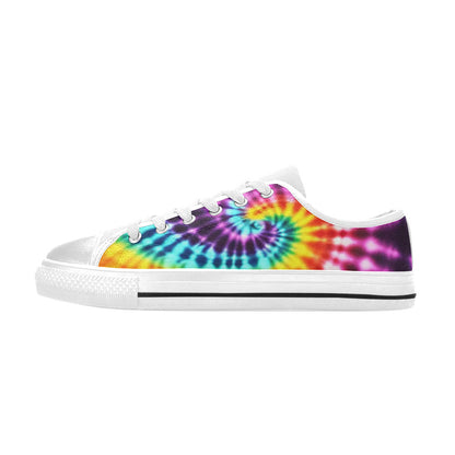 MEN'S Cc Tie Dye Art Canvas Vivid Shoes