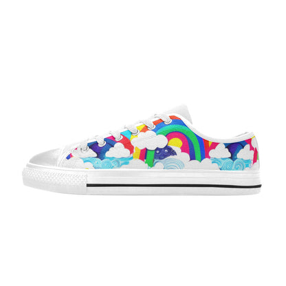 MEN'S Clouds Unicorns Art Canvas Grunge Custom Sneakers