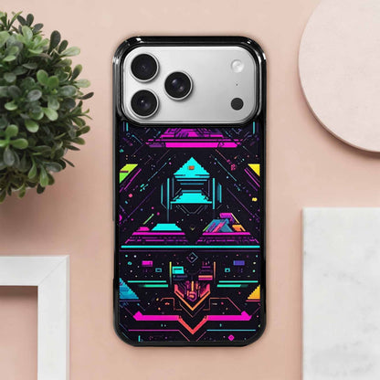 iPhone 17 Pro Max Case — Retro Pixel Art Pattern, Retro Vintage, Personalized Phone Case