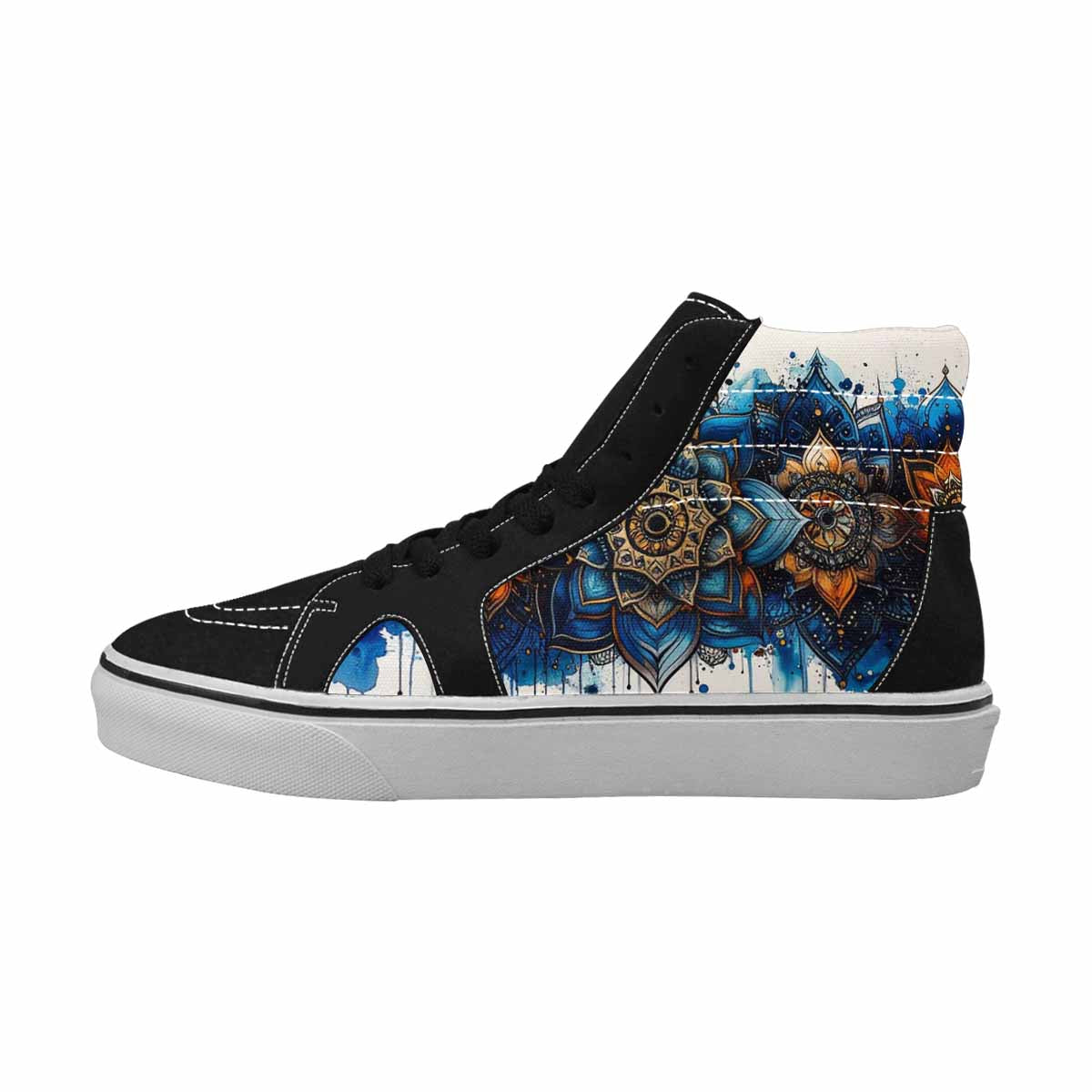 MEN'S Mandala Medallion High Top Canvas Dreamlike Custom Shoes