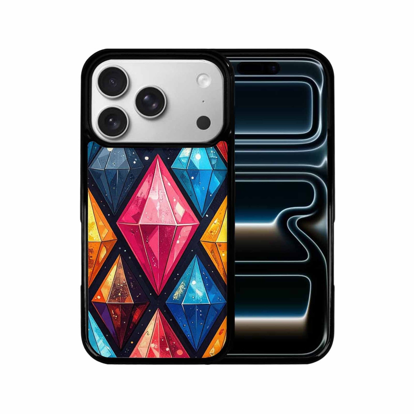 iPhone 17 Pro Case — Vintage Summer Diamond Retro Vintage, Custom Art Phone Cover