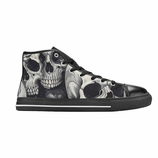 MEN'S Skulls - Classic High Top Canvas Neon Fantasy Sneakers