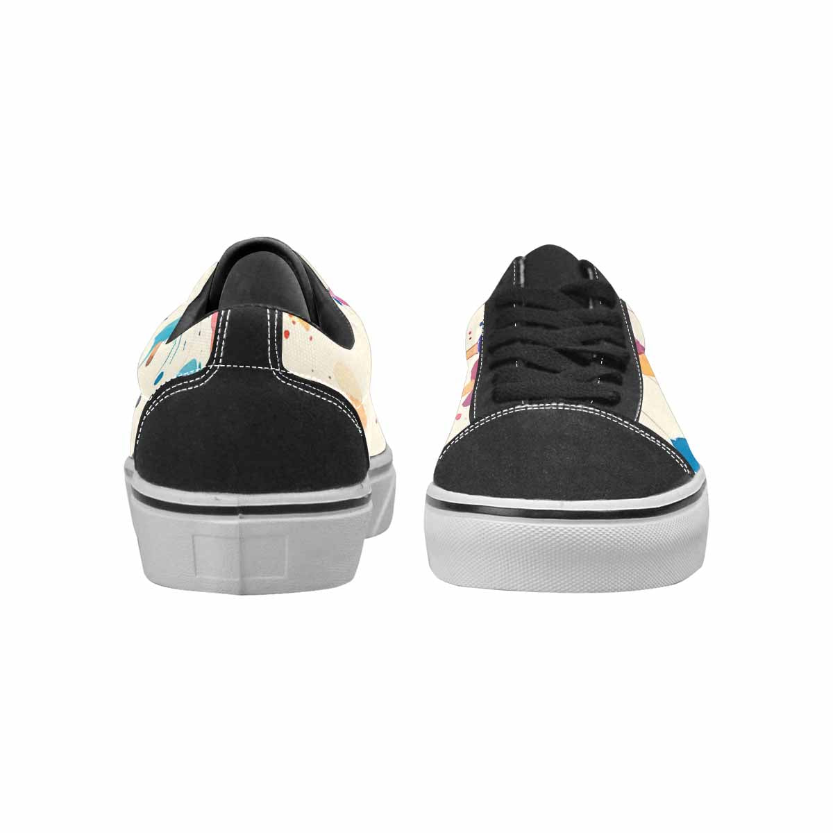 WOMEN'S Ice Cream Motif Ice Lace-Up Canvas Neon Fantasy Shoes
