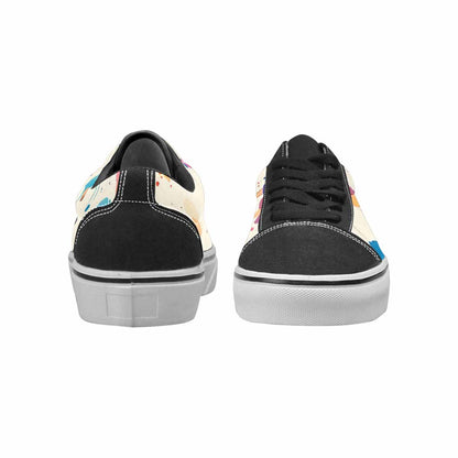 WOMEN'S Ice Cream Motif Ice Lace-Up Canvas Neon Fantasy Shoes