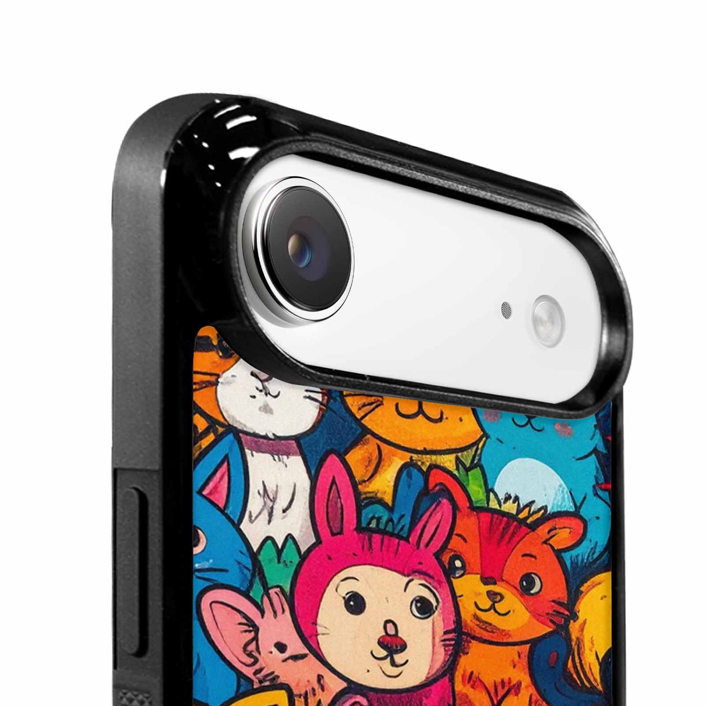 iPhone 17 Air Case — Seamless Tileable Pattern Of Overlapping Cartoon, Custom Phone Case