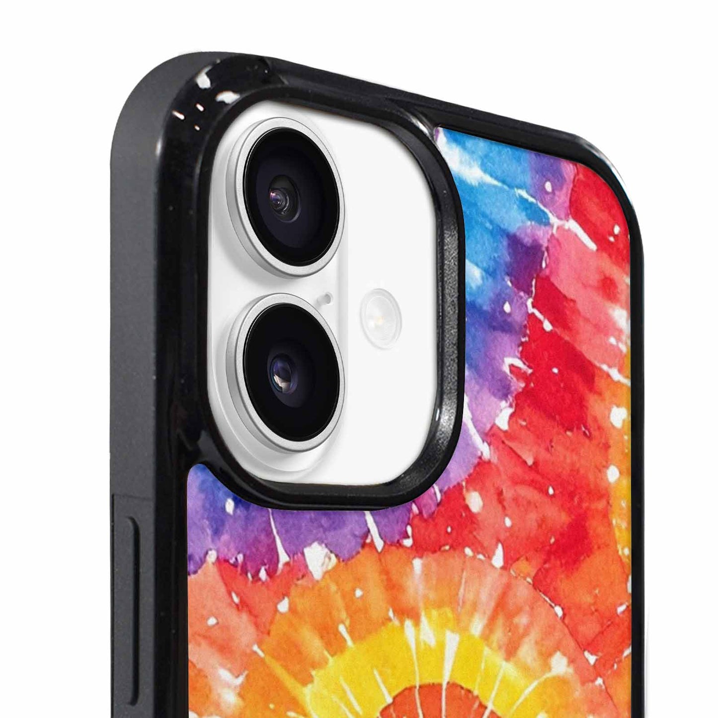 iPhone 17 Case — Tie Dye Spiral Rainbow Tie Dye, Personalized Phone Case