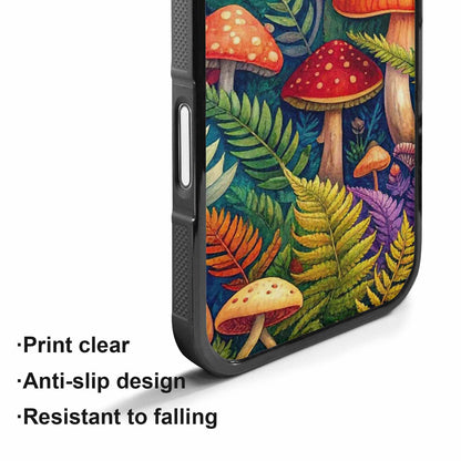 iPhone 17 Case — Mushrooms Botanicalmushrooms P Cix Floral, Custom Printed Phone Case