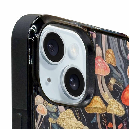 iPhone 15 Plus Case — Mushrooms Pattern Hundreds Of, Unique Phone Case Design