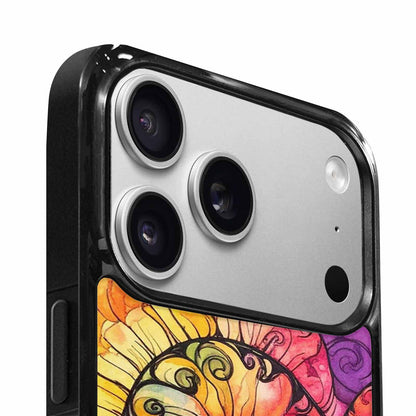 iPhone 17 Pro Max Case — Tie Dye Swirls (black Tie Dye, Custom Designed Case Cover
