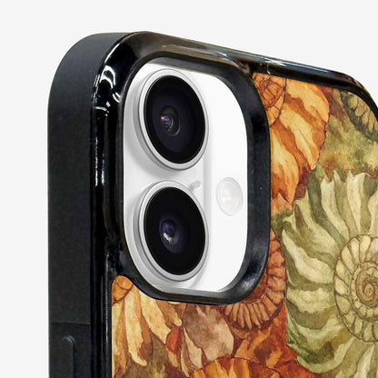 iPhone 16 Case — Tie Dye Earth Tones Blended Overlapping, Unique Phone Case Design