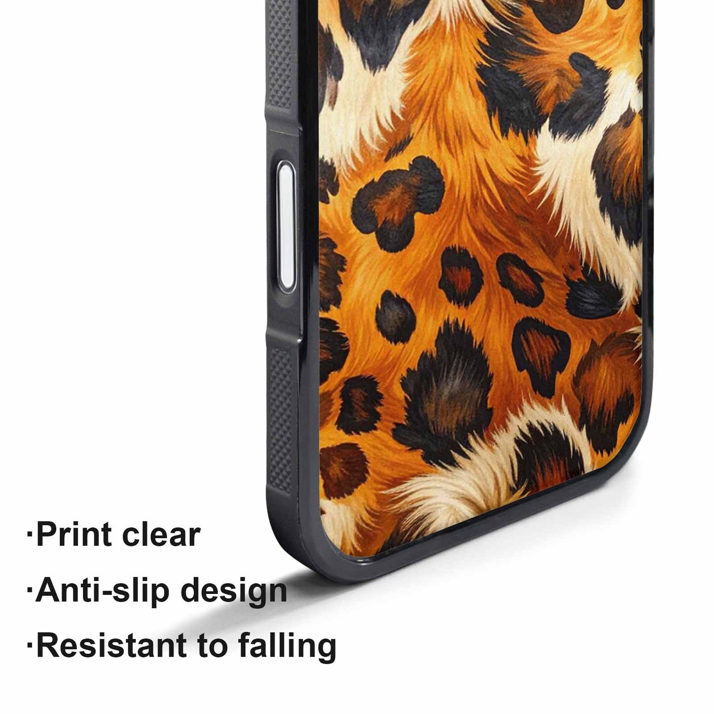 iPhone 17 Pro Case — Small Cow Animal Print Skin Animal, Custom Printed Phone Case