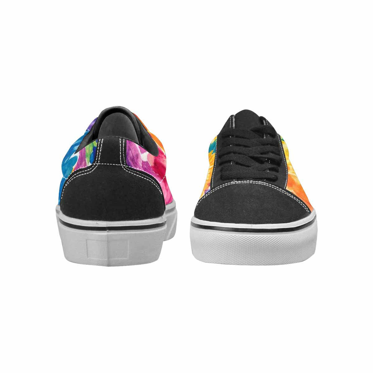 WOMEN'S Tie Dye Swirl Canvas Lace-Up Grunge Shoes