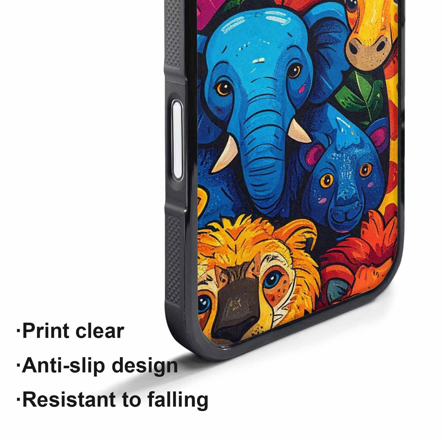 iPhone 17 Air Case — Seamless Tileable Pattern Of Overlapping Cartoon, Custom Phone Case