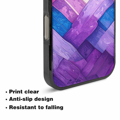 iPhone 16 Pro Case — Bisexual Flag Color Theme Small Rainbow, Custom Designed Case Cover
