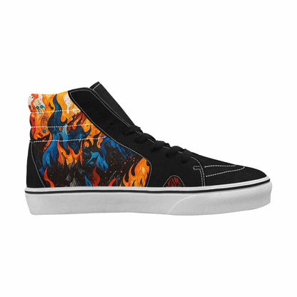MEN'S Flame Burst High Top Canvas Dreamlike Shoes