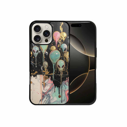 iPhone 16 Pro Max Case — Aliens Marblemelting Aliens Pa 7eb Personalized, Personalized Phone Case