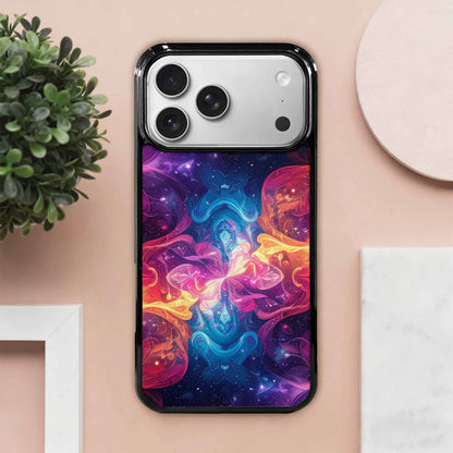iPhone 17 Pro Max Case — Rose Galaxy Art Seamless Galaxy Space, Personalized Phone Case