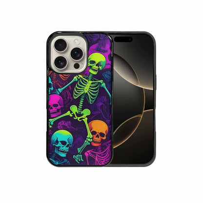 iPhone 16 Pro Case — Glowing Skeleton Pattern Hundreds Of Small, Unique Phone Case Design