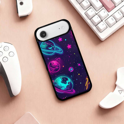 iPhone 17 Air Case — Space Galaxy Astronaut Pattern Planets Galaxy, Custom Designed Case Cover