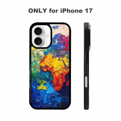 iPhone 17 Case — Autism Puzzle Pieces Puzzle Original Art, Custom Made Phone Cover