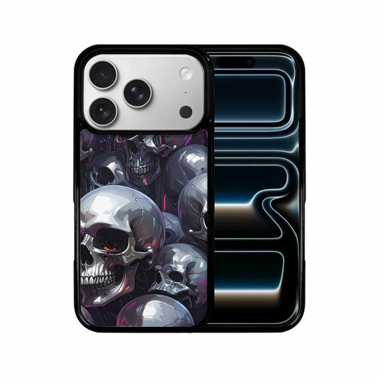 iPhone 17 Pro Case — Seamless Tileable Pattern Of Overlapping Gothic, Unique Phone Case Design