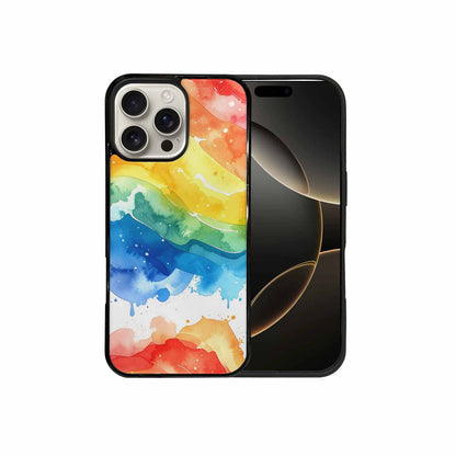 iPhone 16 Pro Max Case — Watercolor Splash Abstract Pattern Seamless Repeat, Unique Phone Case Design