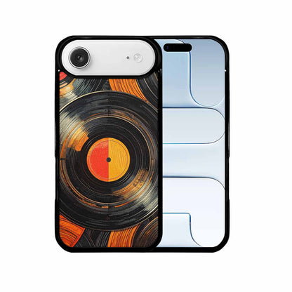 iPhone 17 Air Case — Retro Wood Grain Vinyl Retro Vintage, Unique Phone Case Design