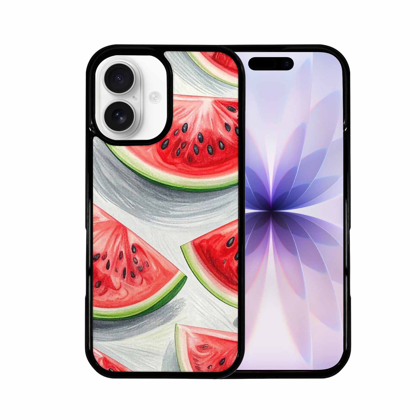 iPhone 17 Case — Glossy Spring Watermelon Original Art, Custom Phone Case