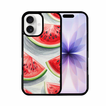iPhone 17 Case — Glossy Spring Watermelon Original Art, Custom Phone Case