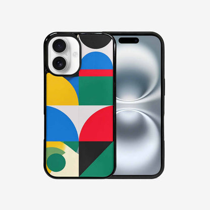 iPhone 16 Case — 1960s Mod Cartoon Art Pattern, Unique Phone Case Design