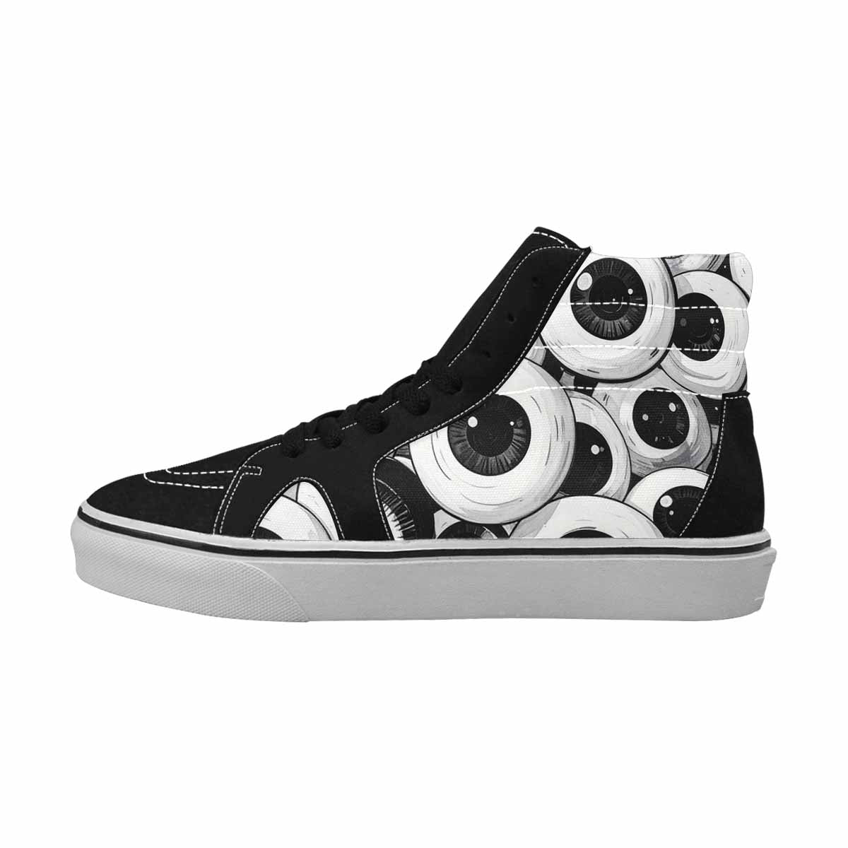 MEN'S Googly Cartoon Eyeballs High Top Canvas Dreamcore Sneakers