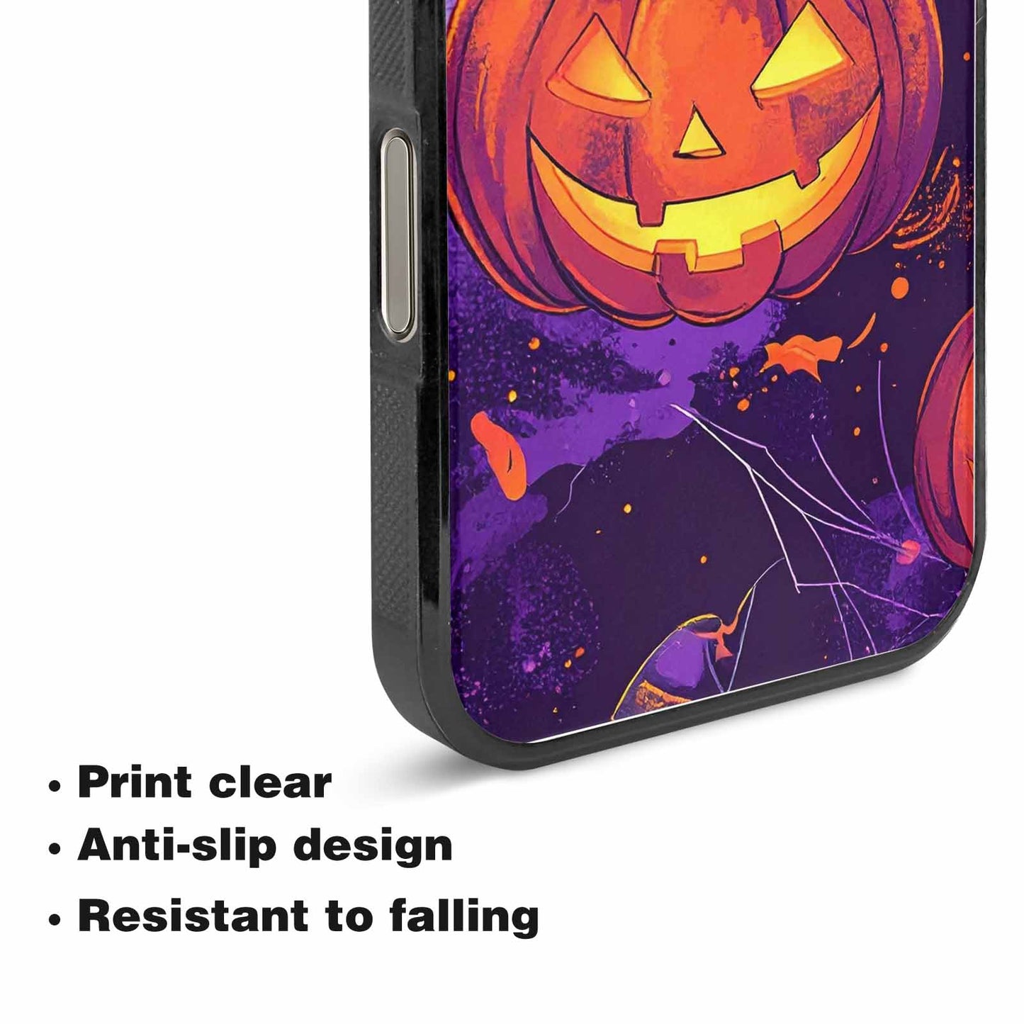 iPhone 15 Pro Max Case — Halloween Art Print Edge To Edge, Custom Designed Case Cover